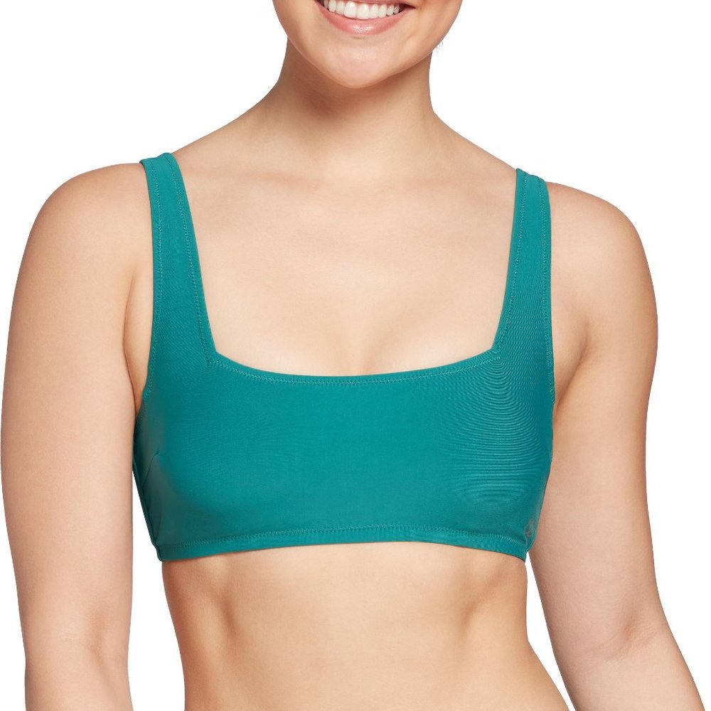 NWT Calia Women's Square Neck Adjustable Bikini Swim Top Size XL $45 3HL25